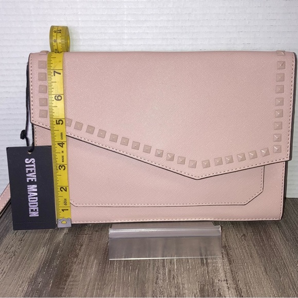 Steve Madden Pink Clutch with Chain - Picture 2 of 5